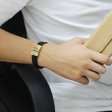 Load image into Gallery viewer, Braided Leather Bracelet With Name On It