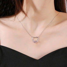 Load image into Gallery viewer, Engraved LOVE YOU FOREVER Birthstone Necklace
