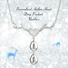 Load image into Gallery viewer, Fashionable Engraved Drop Shaped Family Necklace For Mothers