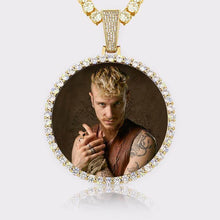 Load image into Gallery viewer, Custom Photo Medallions Pendant Necklace For Men
