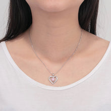 Load image into Gallery viewer, Personalize Heart Pendant Birthstone Necklace