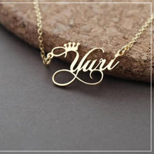 Load image into Gallery viewer, Personalized Anklet Bracelet With Crown