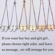 Load image into Gallery viewer, Personalized Bangle Bracelet With Kids Charms For MOM