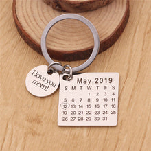 Load image into Gallery viewer, Personalized Calendar Keychain