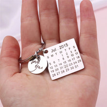 Load image into Gallery viewer, Personalized Calendar Keychain