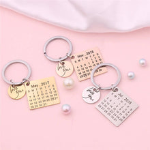 Load image into Gallery viewer, Personalized Calendar Keychain