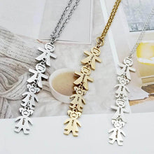 Load image into Gallery viewer, Personalized Mom Necklace with Kid Charms