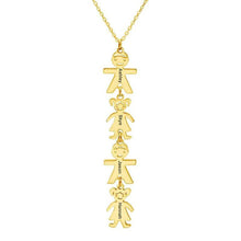 Load image into Gallery viewer, Personalized Mom Necklace with Kid Charms