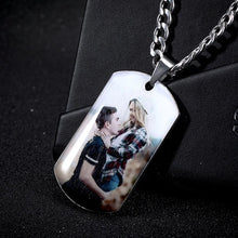 Load image into Gallery viewer, Personalized Photo Necklace Memorial Gift