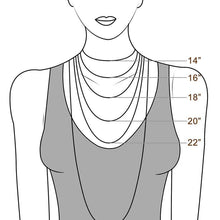 Load image into Gallery viewer, Personalized Triple Heart Necklace With Birthstones