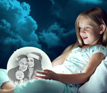 Load image into Gallery viewer, Photo Moon Lmap Custom 3D Moon Lamp With Picture