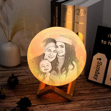 Load image into Gallery viewer, Photo Moon Lmap Custom 3D Moon Lamp With Picture
