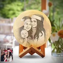 Load image into Gallery viewer, Photo Moon Lmap Custom 3D Moon Lamp With Picture