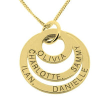 Load image into Gallery viewer, Three Disc Necklace Gifts for Moms