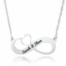 Load image into Gallery viewer, Infinity Love Name Necklace