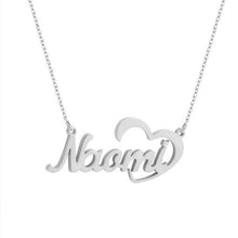 Load image into Gallery viewer, Personalized Heart Name Necklace