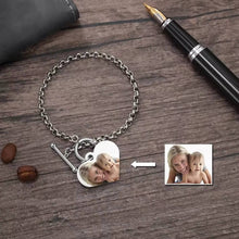 Load image into Gallery viewer, Personalized Photo Charm Bracelet