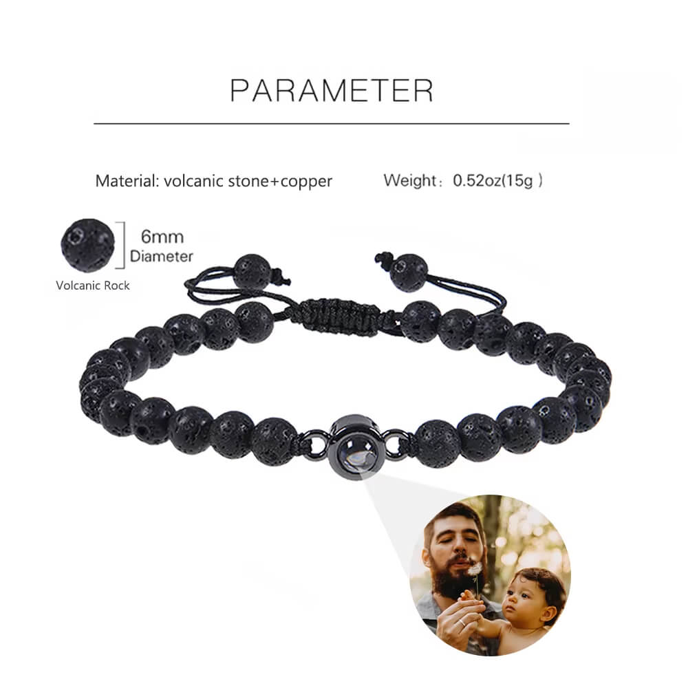 Photo Projection Bracelet – Custom Picture Inside the Bracelet