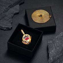 Load image into Gallery viewer, GetEngravings Iced Out 3D Cube Custom Photo Pendant
