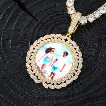 Load image into Gallery viewer, GetEngravings Custom Iced Out Photo Pendant Necklace