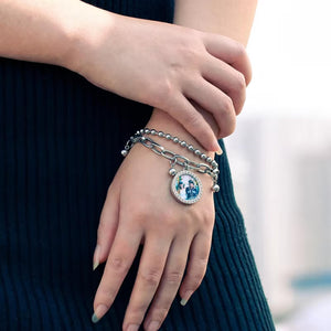 Hip Hop Bracelet with photo inside