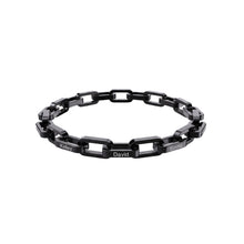 Load image into Gallery viewer, Personalized Mens Bracelet with Names – Stainless Steel Link Chain