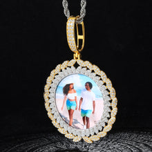Load image into Gallery viewer, GetEngravings Custom Iced Out Photo Pendant Necklace