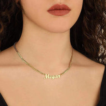 Load image into Gallery viewer, 18K Gold Plated Custom Name Necklaces for Women