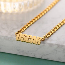 Load image into Gallery viewer, 18K Gold Plated Personalized Name Necklace