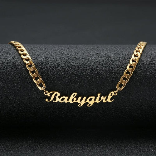 18k Gold Plated Chains With Name