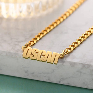 18k Gold Plated Chains With Name