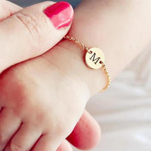 Load image into Gallery viewer, Baby Initial Custom Name Bracelet