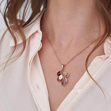 Load image into Gallery viewer, Best Initial Birthstone Necklace for Mom