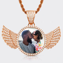 Load image into Gallery viewer, Christmas Gifts For Dad - Photo With Wings Pendant