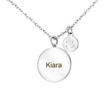 Load image into Gallery viewer, Custom Baby Footprint Necklace For Mom