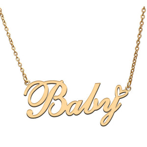 Personalized Baby Name Necklace Gifts For Baby