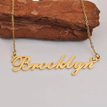Load image into Gallery viewer, Personalized Baby Name Necklace