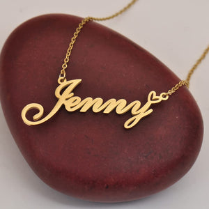 14k Gold Plated Custom Baby Name Necklace