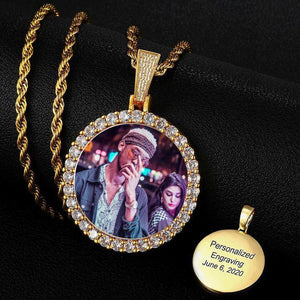 Custom Chains With Picture Pendant For Men