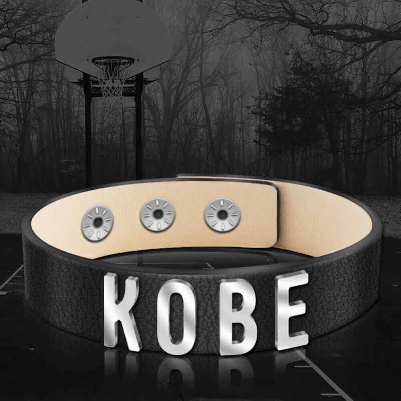 Custom Name Bracelet for Men Personalized Leather Bracelet Men (FB-34) -  ShopFrommomo