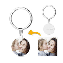 Load image into Gallery viewer, Personalized Photo Keychain For Your Loved One