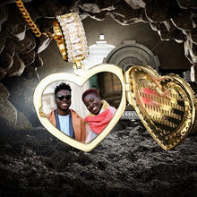 Load image into Gallery viewer, Heart Locket With Picture  - Christmas Gifts For Couples