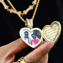 Load image into Gallery viewer, Heart Locket With Picture  - Christmas Gifts For Couples