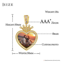 Load image into Gallery viewer, Heart Pendant With Picture - Christmas Gifts For Couples