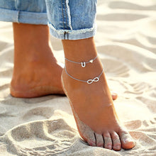 Load image into Gallery viewer, Infinity Ankles Bracelets for Woman U