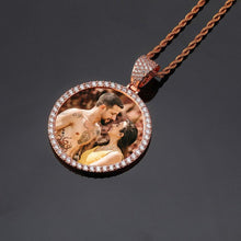 Load image into Gallery viewer, Memorial Necklace With Picture For Men
