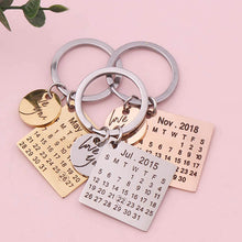 Load image into Gallery viewer, Personalized Calendar Keychain