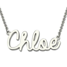Load image into Gallery viewer, Personalized Cursive Style Name Necklace