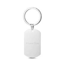 Load image into Gallery viewer, Personalized DIY Tag Photo Keychain