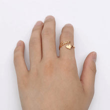 Load image into Gallery viewer, Personalized Heart Name Ring